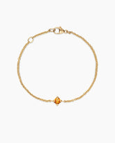 Chatelaine® Teen Bracelet in 18K Yellow Gold with Citrine, 4mm